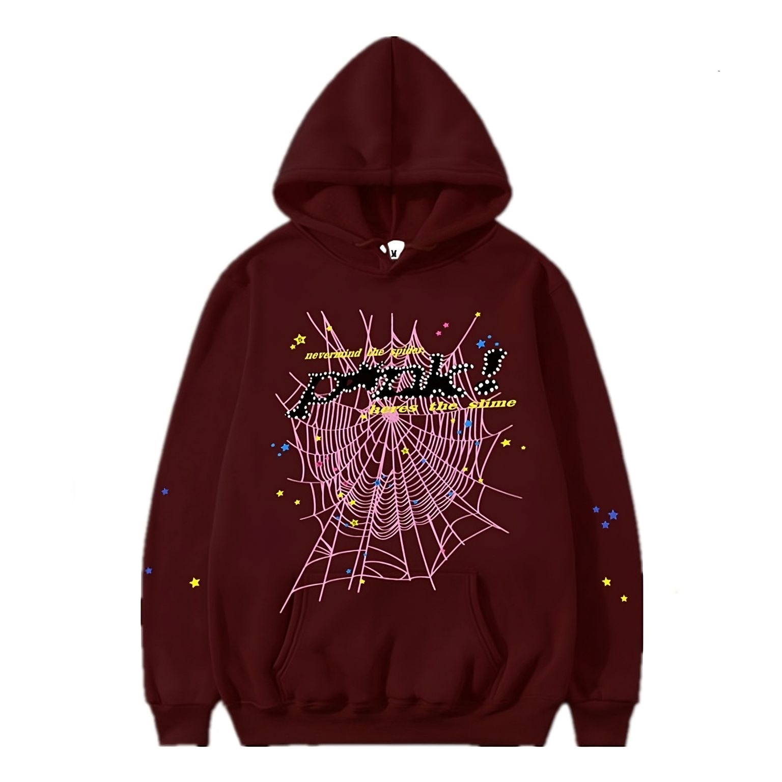 Young Thug 555555 Angel Hoodies Brown